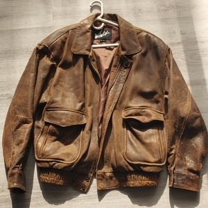 Vintage Winlit leather jacket.